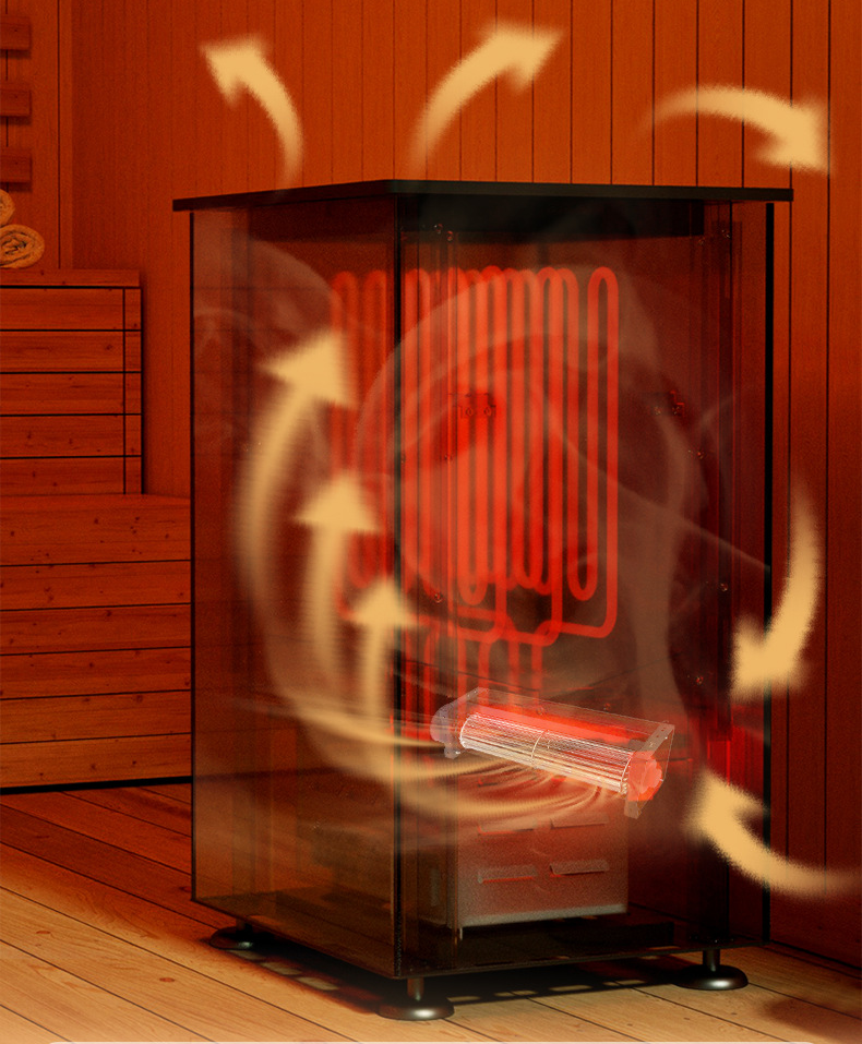SaunaPartsWorld-Luxury sauna  heater equipped with aunique heat circulation system*LS-6KW