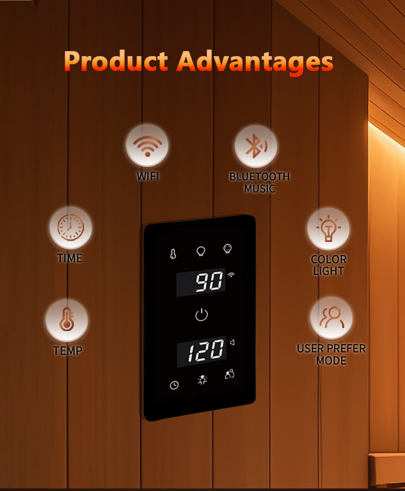 DIY UNIVERSAL Infrared Sauna&Traditional Sauna SAUNA CONTROL PANEL KIT With WIFI(LW-20)