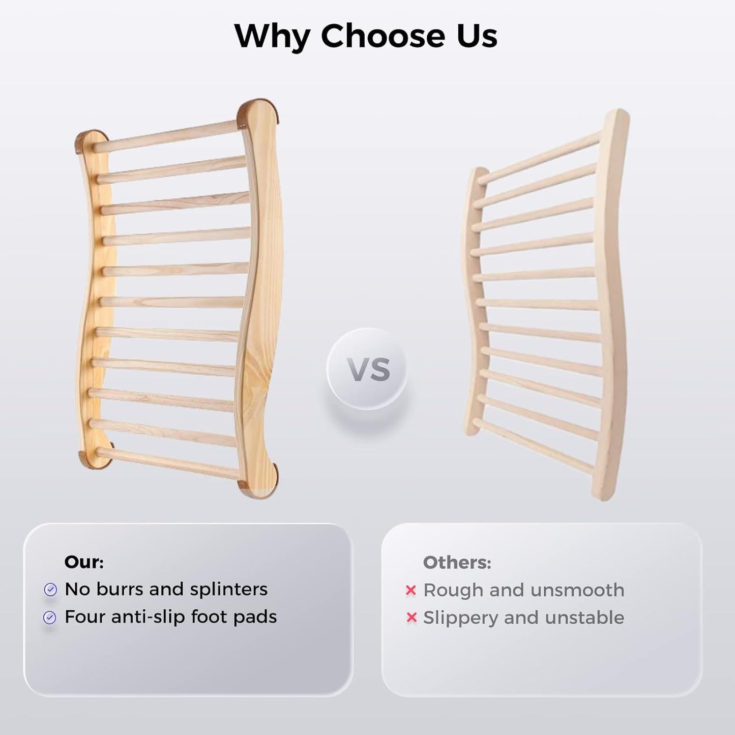 SaunaPartsWorld pine wood Sauna Backrest-2pcs