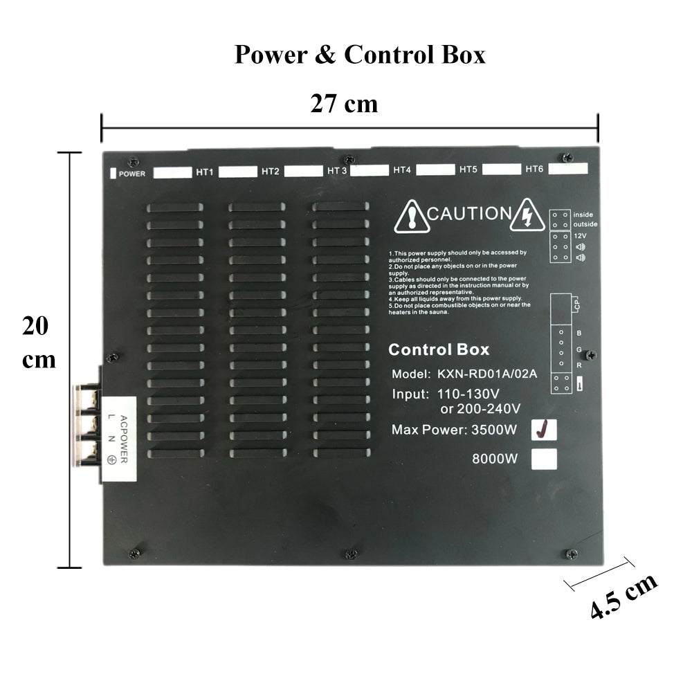 DIY UNIVERSAL SAUNA CONTROL PANEL KIT (POR-1)