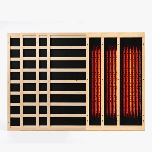 DIY Infrared Sauna Heater Kit – 4 Carbon Fiber Heating Panels + 3 Full Spectrum Infrared Heaters