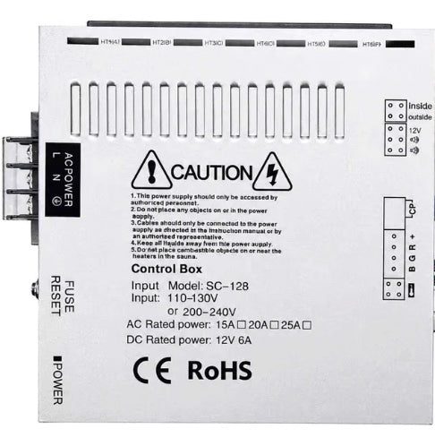 POR-1 Upgraded Wi-Fi Sauna Control Panel for SC-128 Power Box – Control Panel Only