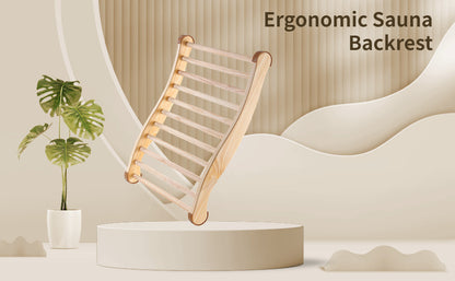 SaunaPartsWorld pine wood Sauna Backrest-2pcs