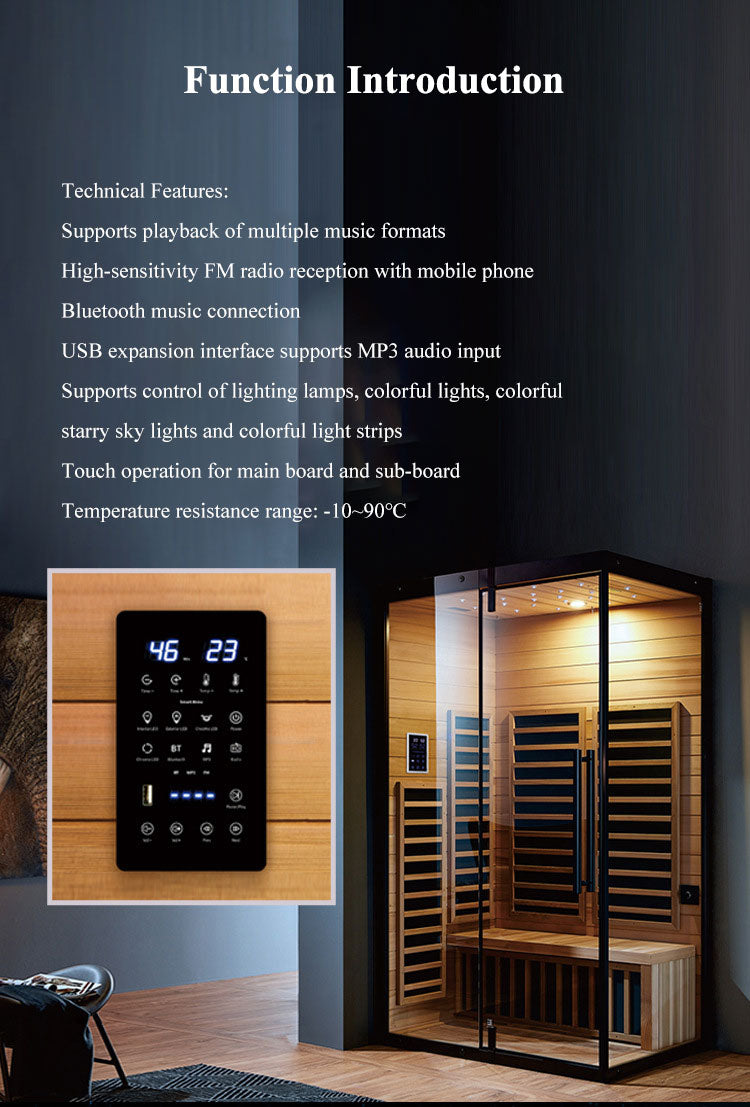 DIY UNIVERSAL Infrared Sauna&Traditional Sauna SAUNA CONTROL PANEL KIT Sauna Repair Kit（X-1）