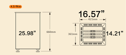 SaunaPartsWorld-Luxury sauna  heater equipped with aunique heat circulation system*LS-6KW