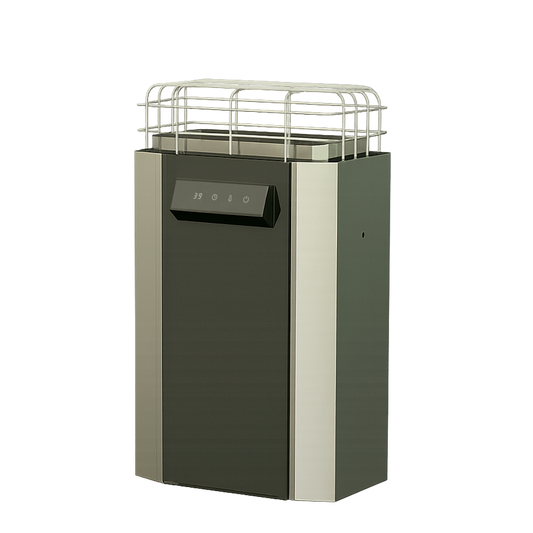 Luxury Wall-Mounted Sauna Heater with Built-in Bluetooth Speaker & Integrated Controller – 240V 3.5KW