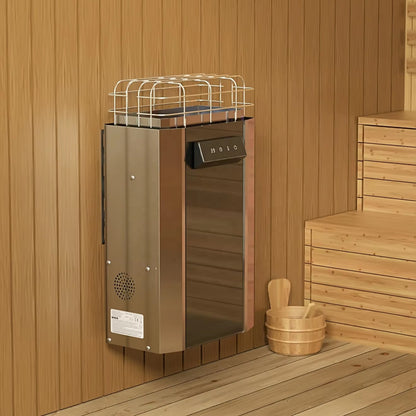 Luxury Wall-Mounted Sauna Heater with Built-in Bluetooth Speaker & Integrated Controller – 240V 3.5KW