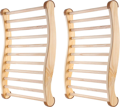SaunaPartsWorld pine wood Sauna Backrest-2pcs