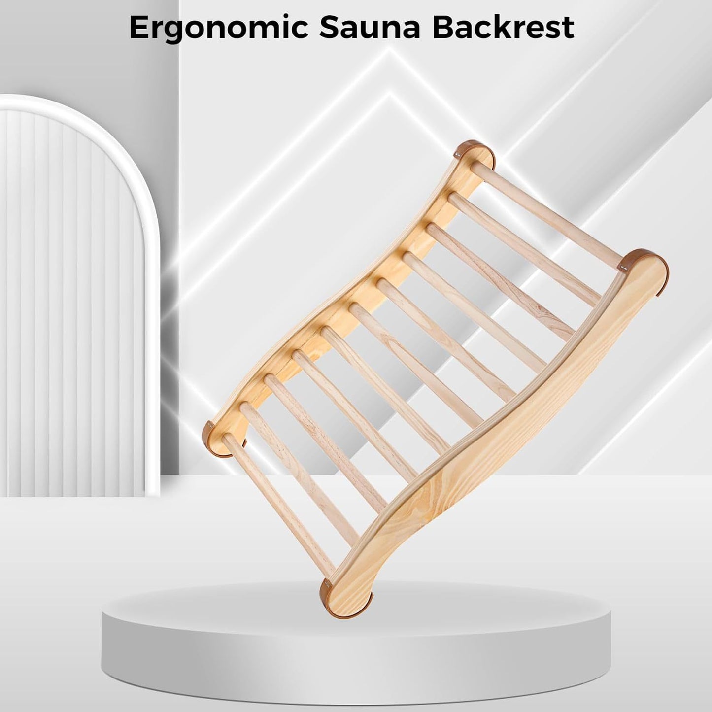 SaunaPartsWorld pine wood Sauna Backrest-2pcs