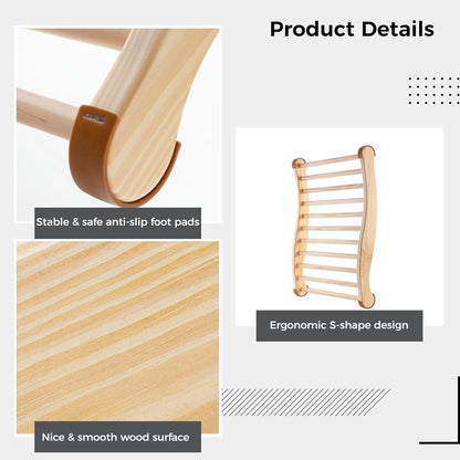 SaunaPartsWorld pine wood Sauna Backrest-2pcs