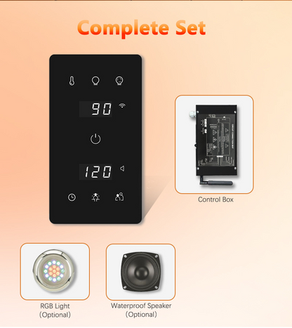 DIY UNIVERSAL Infrared Sauna&Traditional Sauna SAUNA CONTROL PANEL KIT With WIFI（LW-20）