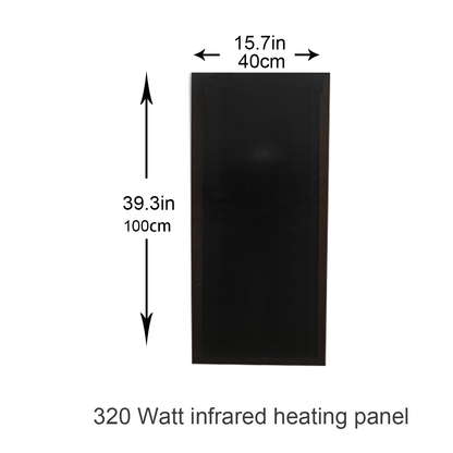 SaunaPartsWorld  Infrared Full Spectrum Sauna Heater Element Kit | 4x 350W Full spectrum infraredTubes + 2x 320W far-infrared Panels | DIY Home Infrared Sauna Heater Element Set