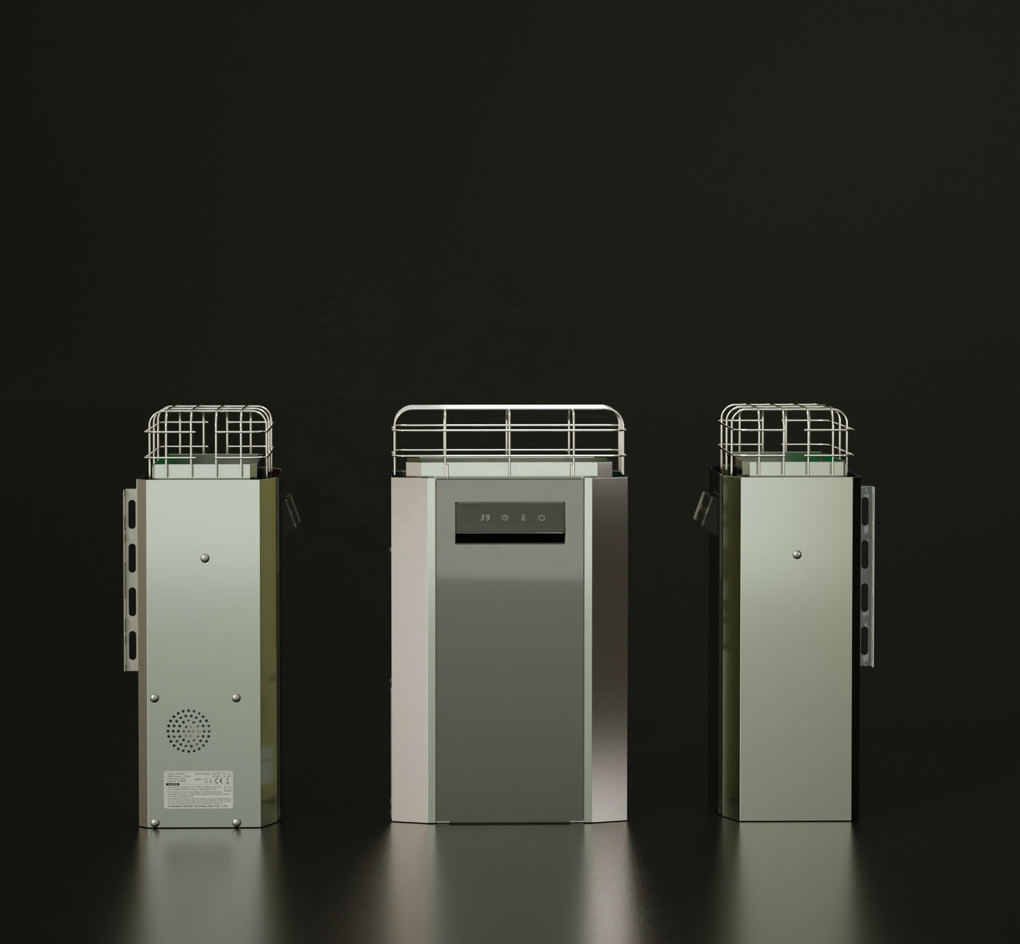 Luxury Wall-Mounted Sauna Heater with Built-in Bluetooth Speaker & Integrated Controller – 240V 3.5KW