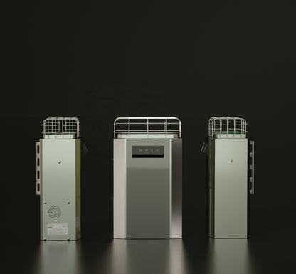 Luxury Wall-Mounted Sauna Heater with Built-in Bluetooth Speaker & Integrated Controller – 240V 3.5KW