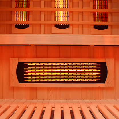 SaunaPartsWorld  Infrared Full Spectrum Sauna Heater Element Kit | 4x 350W Full spectrum infraredTubes + 2x 320W far-infrared Panels | DIY Home Infrared Sauna Heater Element Set
