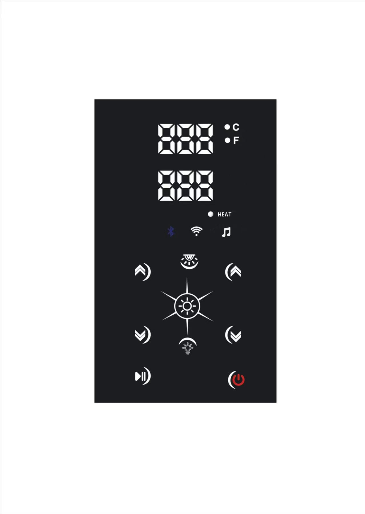 POR-1 Upgraded Wi-Fi Sauna Control Panel for SC-128 Power Box – Control Panel Only