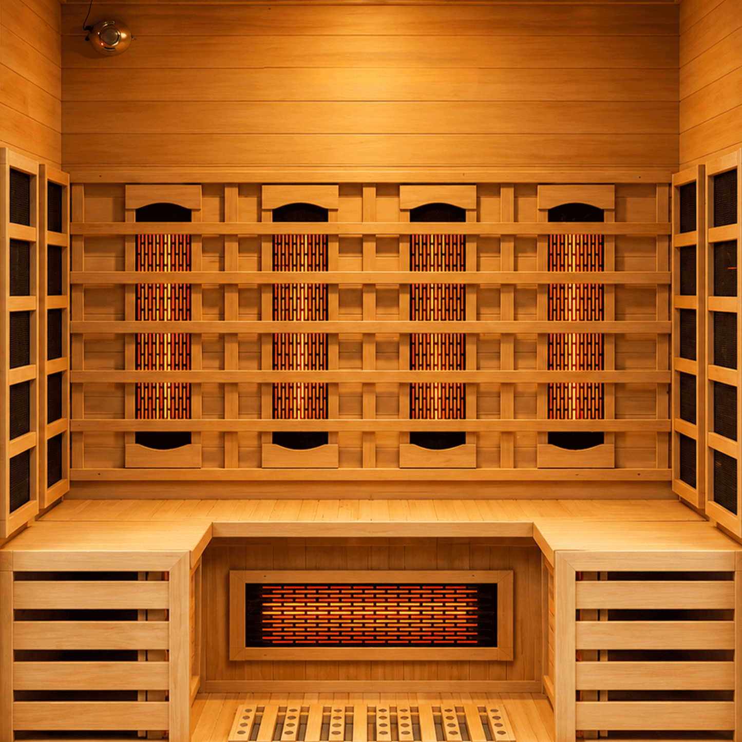 DIY Infrared Sauna Heater Kit – 4 Carbon Fiber Heating Panels + 3 Full Spectrum Infrared Heaters