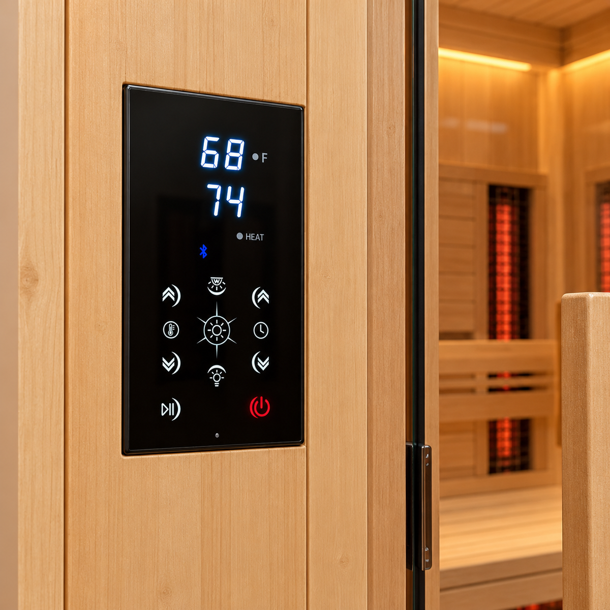 DIY UNIVERSAL SAUNA WI-FI CONTROL PANEL & POWER SUPPLY KIT REPLACEMENT KIT POR-3 (SC-128BOX)