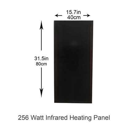 SaunaPartsWorld  Infrared Full Spectrum Sauna Heater Element Kit | 4x 350W Full spectrum infrared Tubes + 2x 256W far-infrared Panels | DIY Home Infrared Sauna Heater Element Set