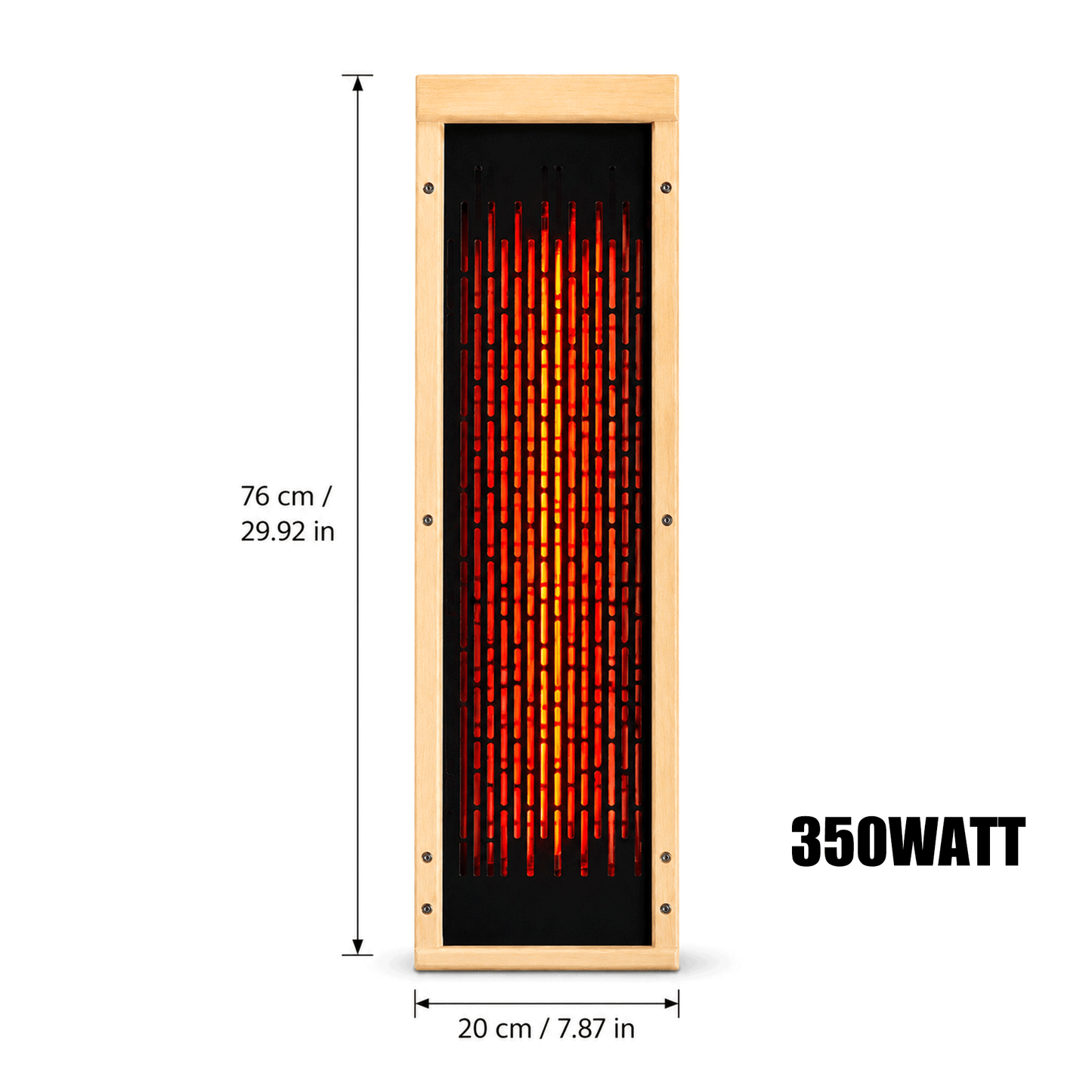 DIY Infrared Sauna Heater Kit – 4 Carbon Fiber Heating Panels + 3 Full Spectrum Infrared Heaters