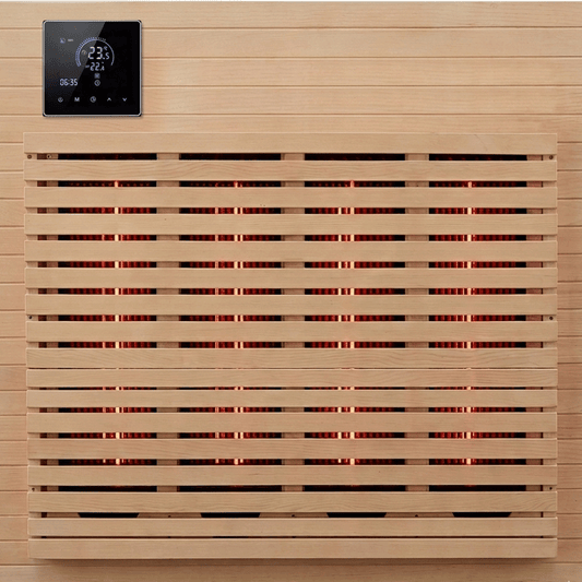Infrared Sauna Heater Panel 1400W Plug & Play | Pre-Assembled Red Light Heating Module for Sauna Upgrade & Hybrid Sauna