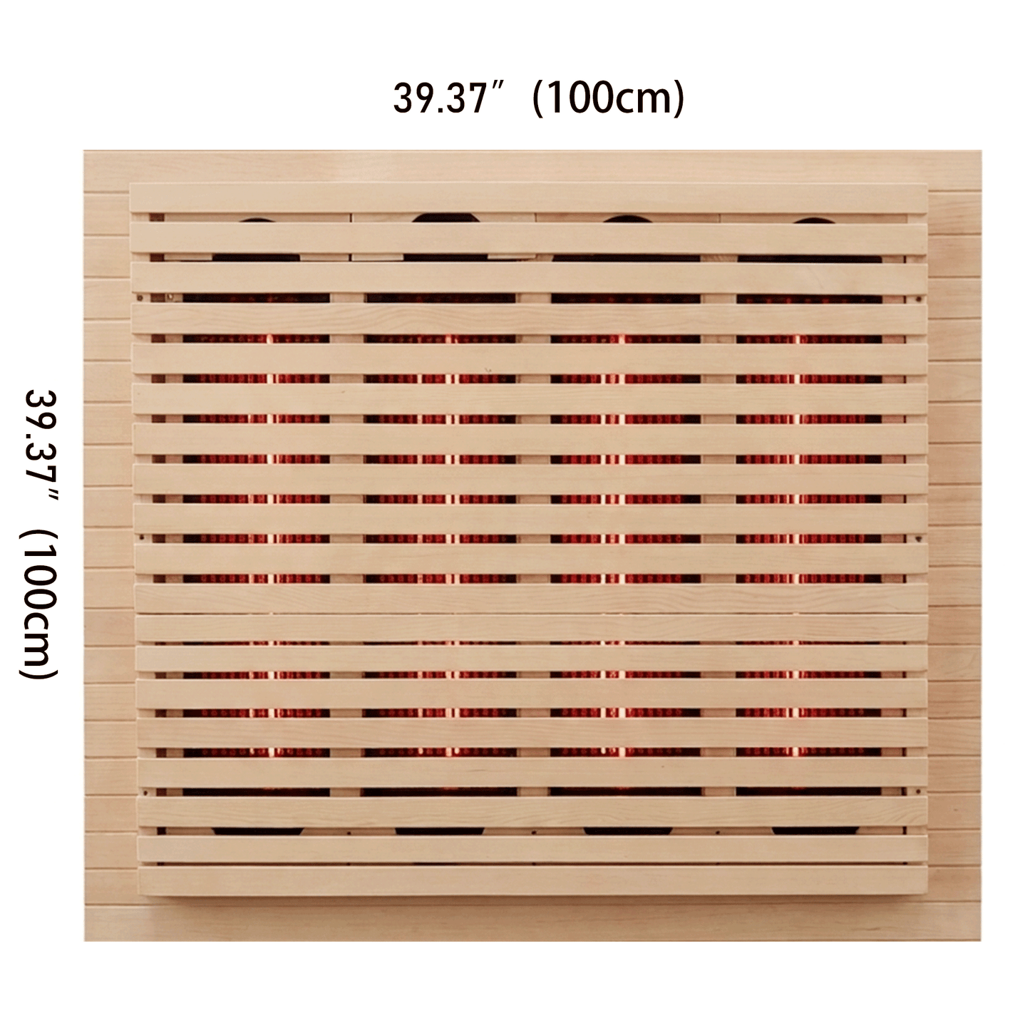 Infrared Sauna Heater Panel 1400W Plug & Play | Pre-Assembled Red Light Heating Module for Sauna Upgrade & Hybrid Sauna
