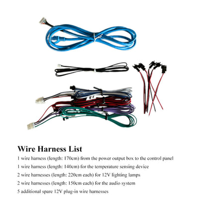 DIY UNIVERSAL Infrared Sauna&Traditional Sauna SAUNA CONTROL PANEL KIT Sauna Repair Kit（X-1）