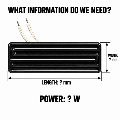 Custom Infrared Sauna Ceramic Heating Tube Replacement & Repair Parts