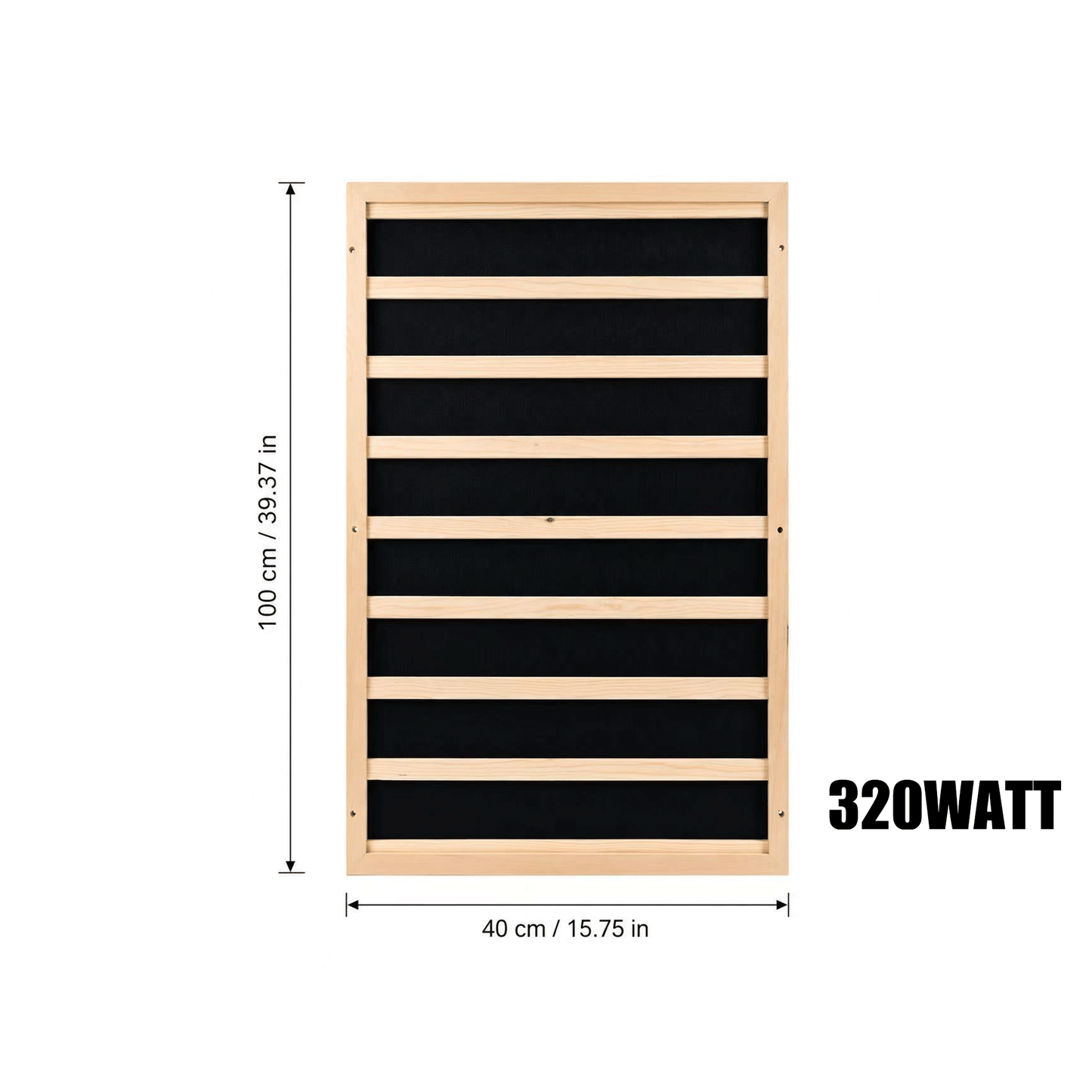 DIY Infrared Sauna Heater Kit – 4 Carbon Fiber Heating Panels + 3 Full Spectrum Infrared Heaters