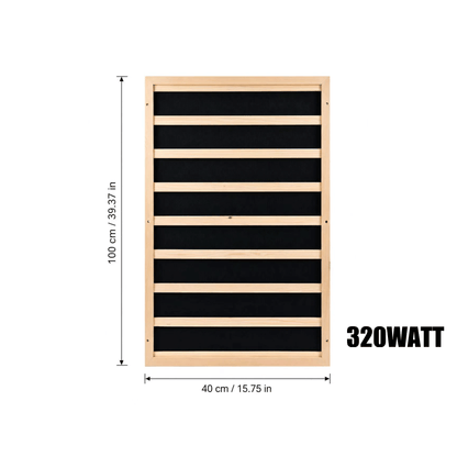 DIY Infrared Sauna Heater Kit – 4 Carbon Fiber Heating Panels + 3 Full Spectrum Infrared Heaters