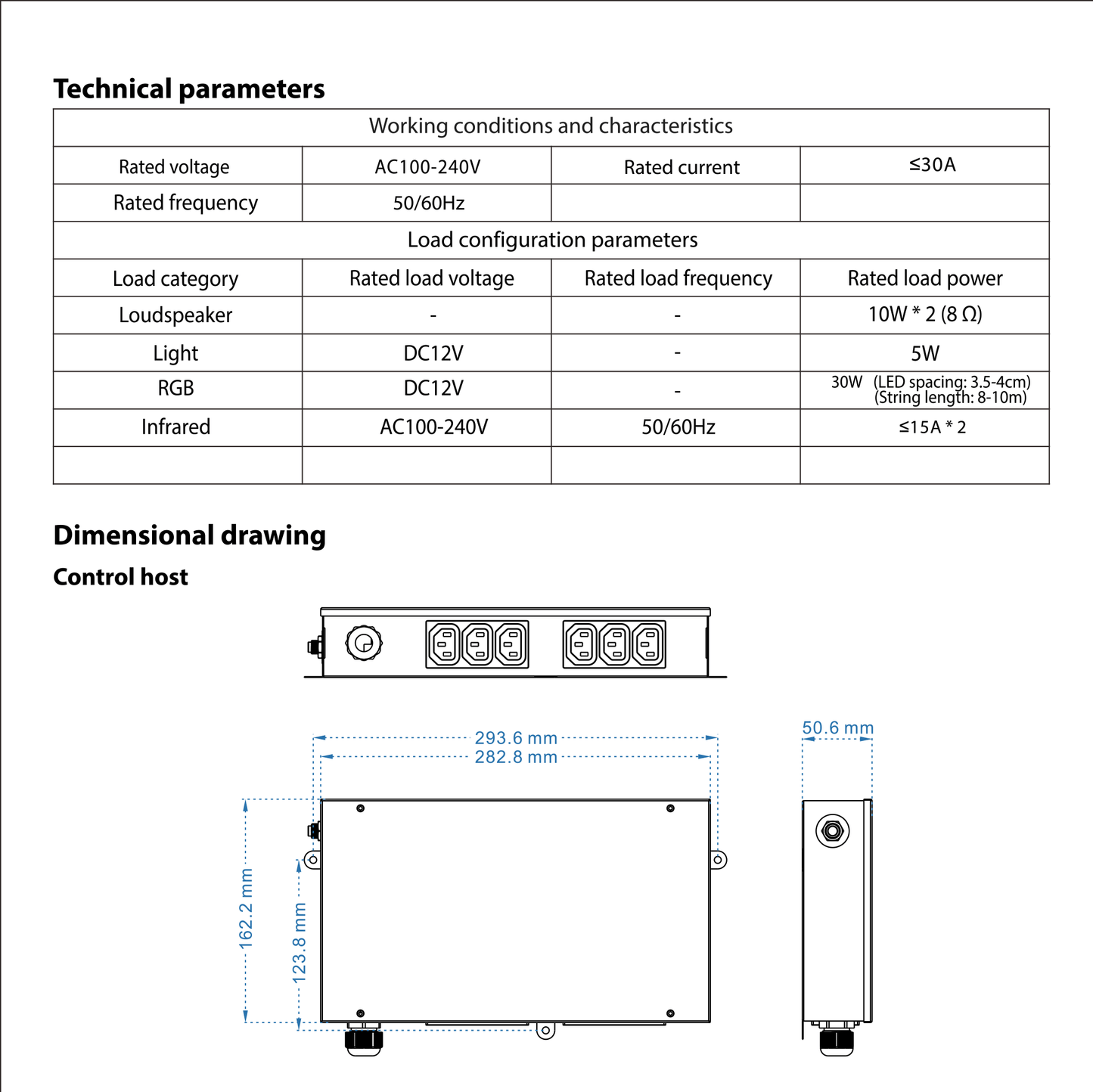 WiFi Infrared Sauna Control Panel Kit – Universal Replacement Controller for Infrared Sauna Repair & DIY Sauna -LW21 (110-240V 3000W Power Supply)